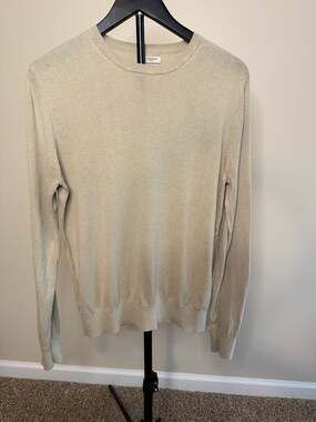 Gutteridge Silk Blend Fine Knit Crewneck Sweater
